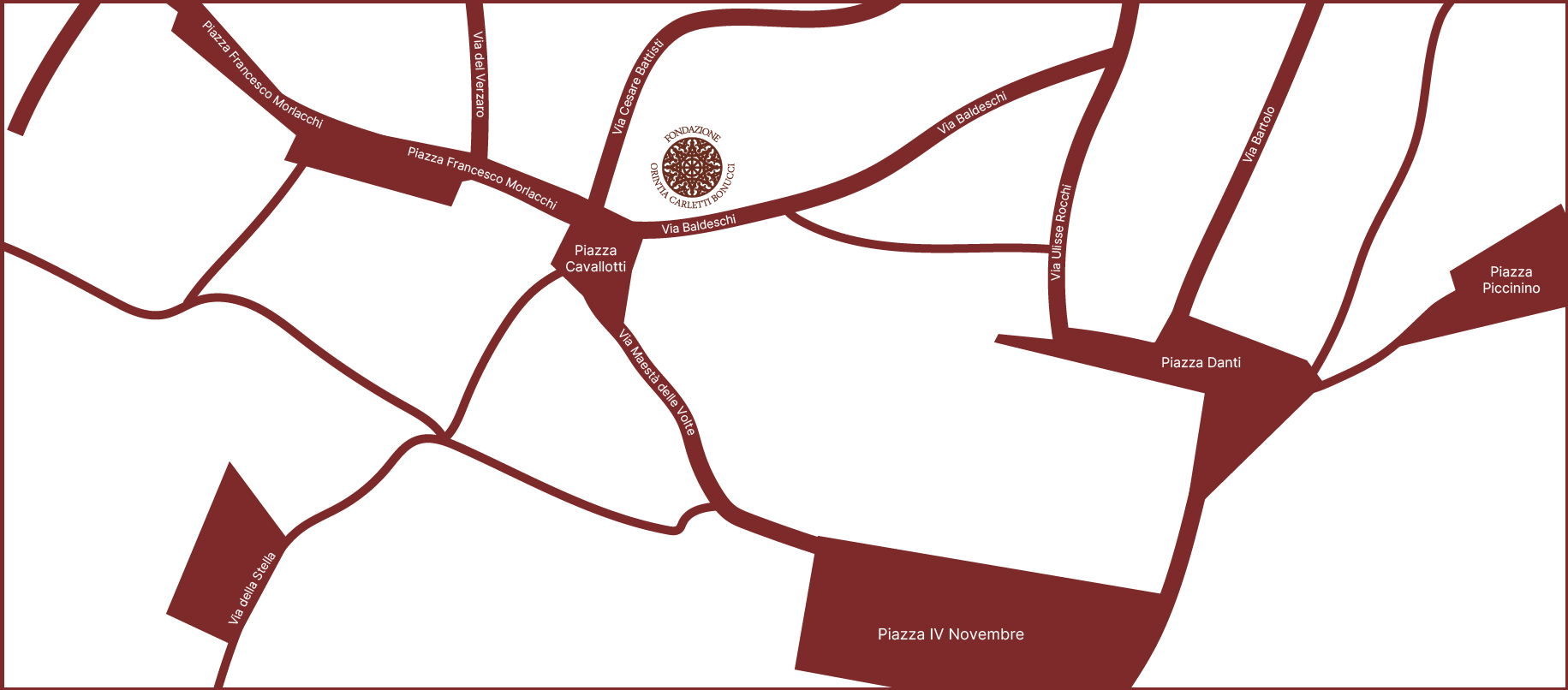 Mappa Fondazione Orintia Carletti Bonucci
